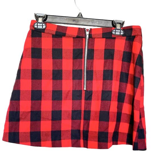 Divided by H&M Womens Skirt Size 8 Plaid Mini Preppy School Punk Edgy Punkcore - Picture 2 of 12